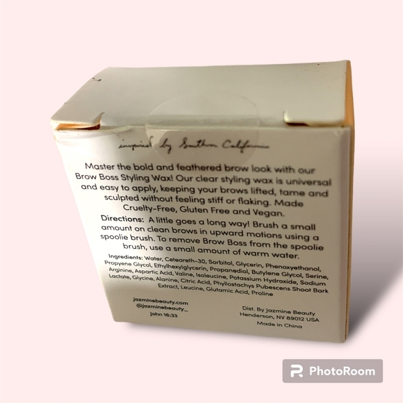 NIB Jazmine Beauty BrowBrow Styling Wax, 0.18oz - Picture 2 of 2